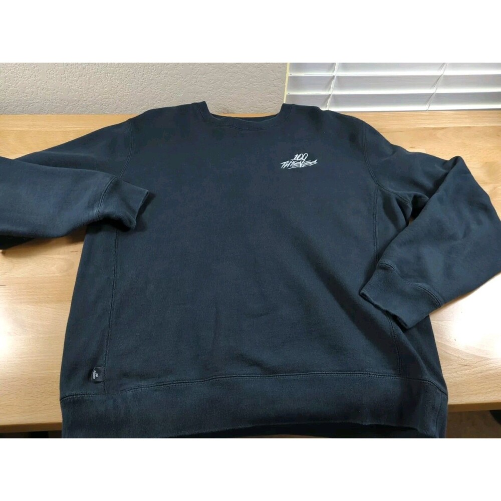 One Hundred 100 Thieves Black Medium E-Sport Gamer Nerd Sweatshirt Sweater
